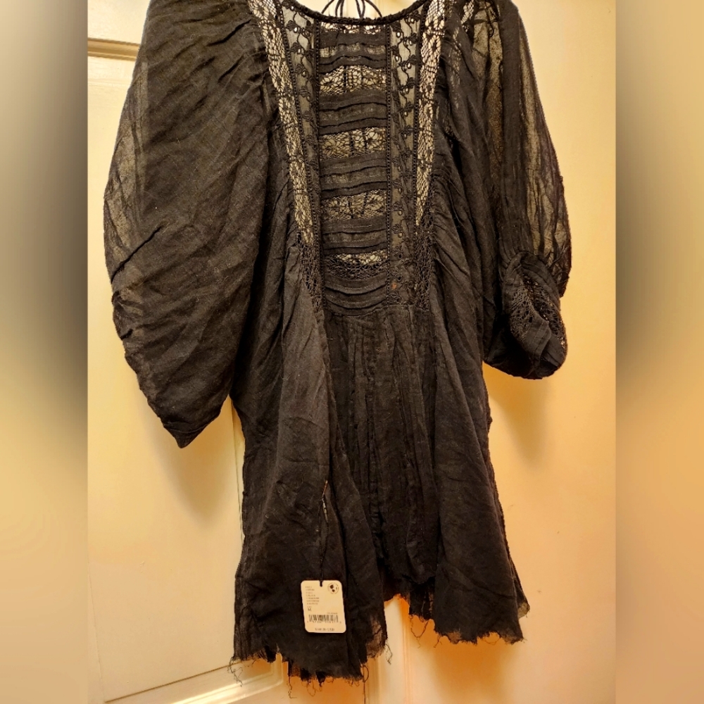 Free People One, FP ONE Finley Tunic, Black